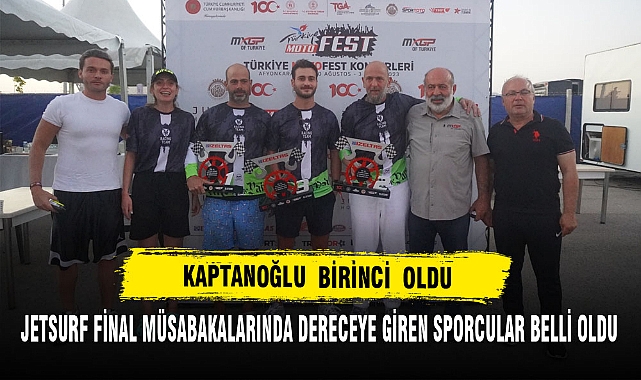 KAPTANOĞLU BİRİNCİ OLDU