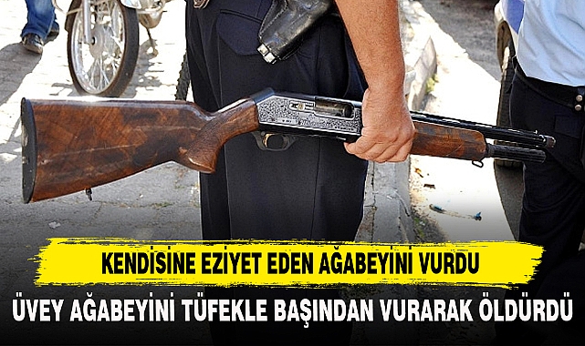 KENDİSİNE EZİYET EDEN AĞABEYİNİ VURDU