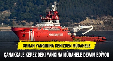 KEPEZ'DEKİ YANGINA MÜDAHELE DEVAM EDİYOR
