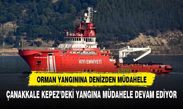 KEPEZ'DEKİ YANGINA MÜDAHELE DEVAM EDİYOR