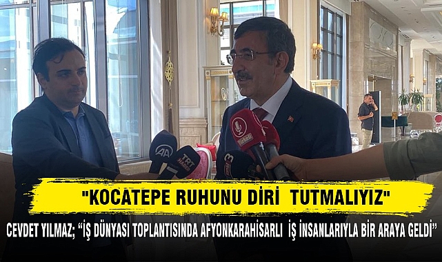 "KOCATEPE RUHUNU DİRİ  TUTMALIYIZ"