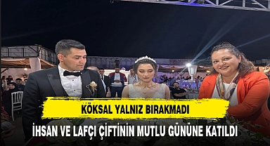 KÖKSAL GENÇ ÇİFTE MUTLULUKLAR DİLEDİ