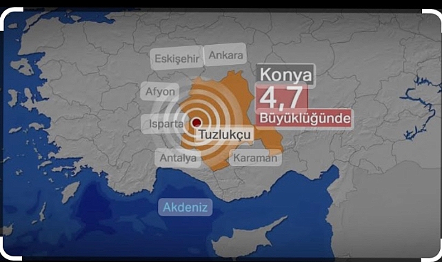 Konya depremi çevre illeri bile korkuttu