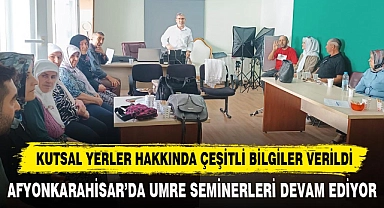KUTSAL YERLER HAKKINDA ÇEŞİTLİ BİLGİLER VERİLDİ