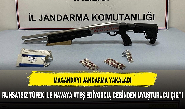 MAGANDAYI JANDARMA YAKALADI CEBİNDEN UYUŞTURUCU ÇIKTI