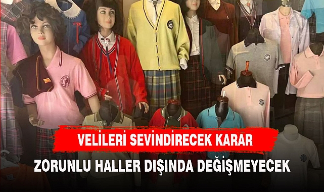 MEB'DEN OKUL KIYAFETİ KARARI