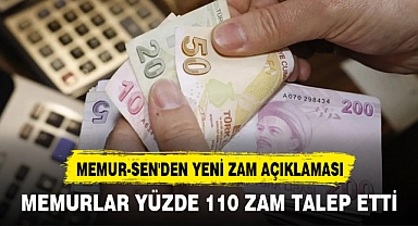 MEMURLAR YÜZDE 110 ZAM TALEP ETTİ