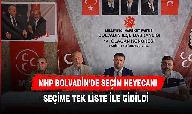 MHP BOLVADİN'DE SEÇİM HEYECANI