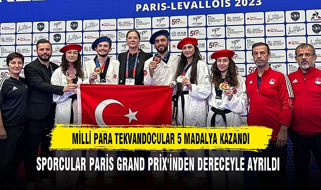 MİLLİ PARA TEKVANDOCULAR 5 MADALYA KAZANDI