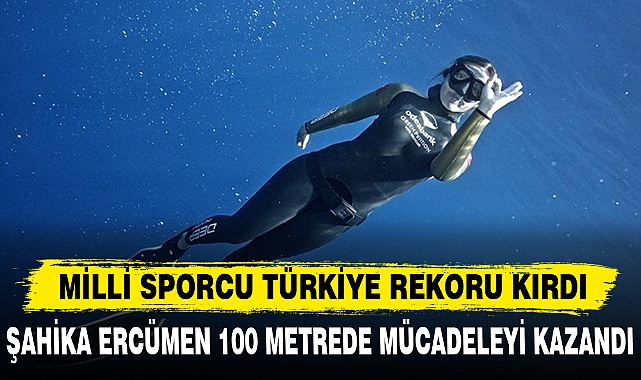 MİLLİ SPORCU TÜRKİYE REKORU KIRDI