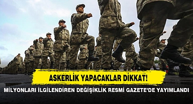 MİLYONLARI İLGİLENDİREN DEĞİŞİKLİK RESMİ GAZETE'DE YAYIMLANDI