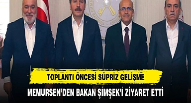 MİLYONLARIN BEKLEDİĞİ AÇIKLAMA ÖNCESİ BAKAN'I ZİYARET ETTİLER