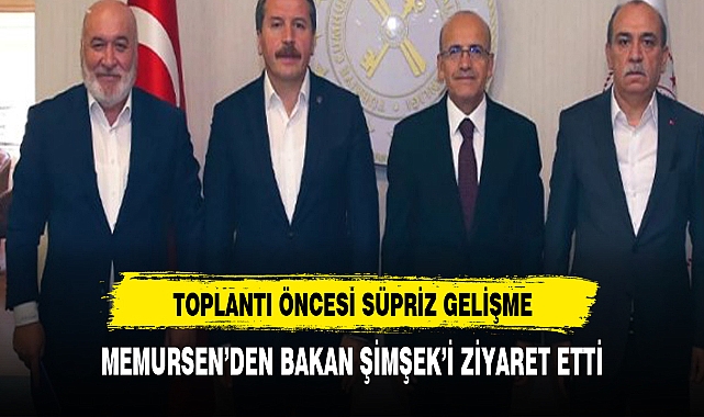 MİLYONLARIN BEKLEDİĞİ AÇIKLAMA ÖNCESİ BAKAN'I ZİYARET ETTİLER