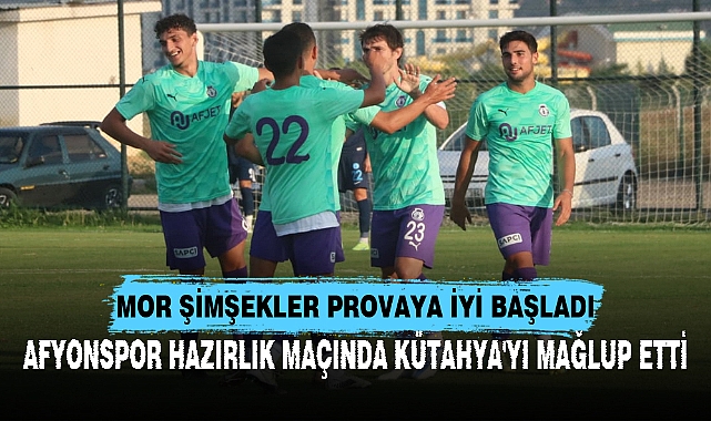 MOR ŞİMŞEKLER PROVAYA İYİ BAŞLADI