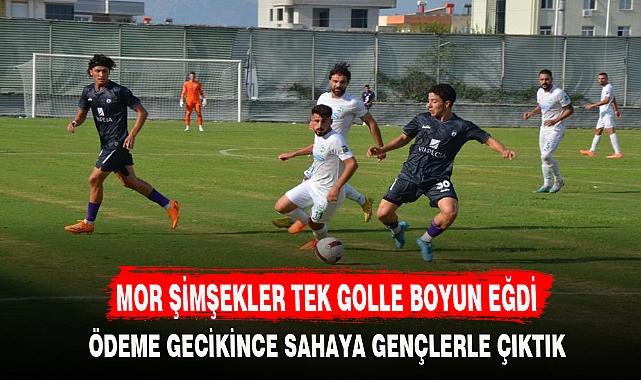 MOR ŞİMŞEKLER TEK GOLLE BOYUN EĞDİ