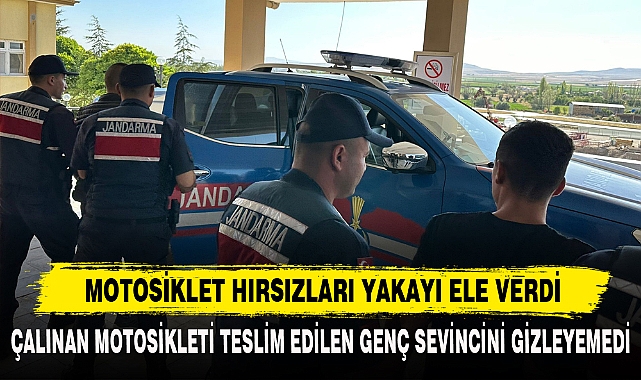 MOTOSİKLET HIRSIZLARI YAKAYI ELE VERDİ