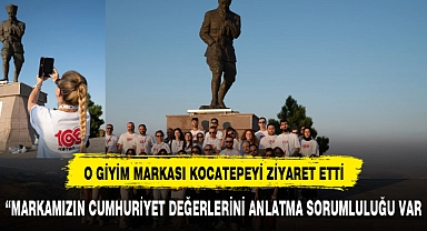 O GİYİM MARKASI KOCATEPEYİ ZİYARET ETTİ