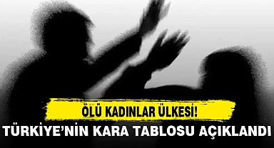 TÜRKİYE'NİN KARA TABLOSU AÇIKLANDI