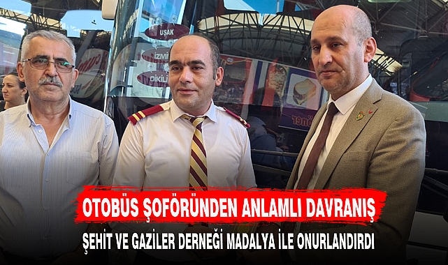 OTOBÜS ŞOFÖRÜNDEN ANLAMLI DAVRANIŞ