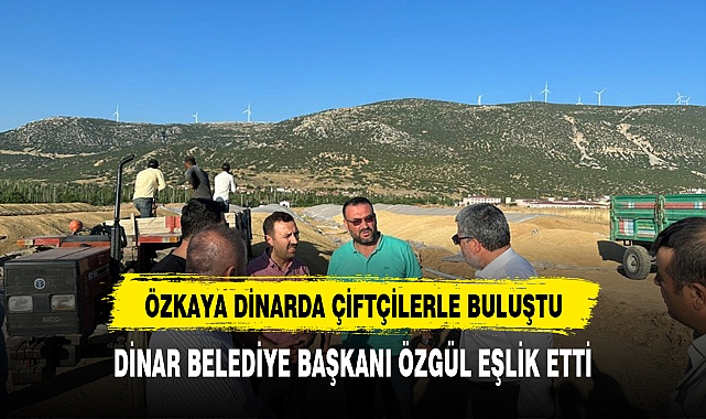 ÖZKAYA DİNAR TMO ÖNÜNDE BEKLEYEN ÇİFTÇİLERLE