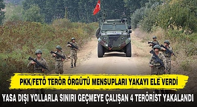 PKK VE FETÖ TERÖR ÖRGÜTÜ MENSUPLARI YAKAYI ELE VERDİ