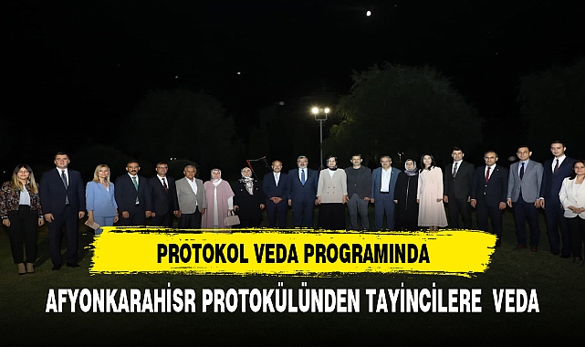 PROTOKOL'DEN VEDA PROGRAMI