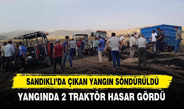 SANDIKLI’DA ÇIKAN YANGIN SÖNDÜRÜLDÜ