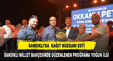 SANDIKLI'DA HÜSEYİN KAĞIT RÜZGARI ESTİ