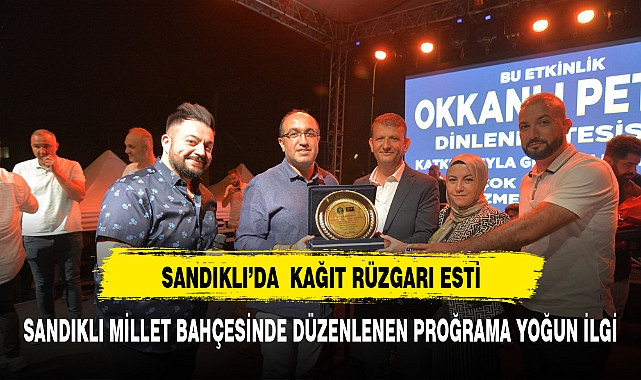 SANDIKLI'DA HÜSEYİN KAĞIT RÜZGARI ESTİ