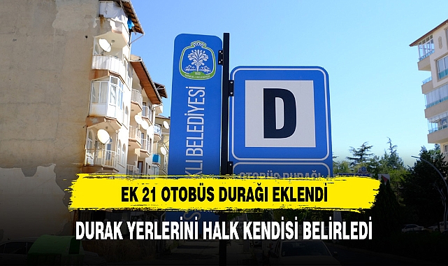 SANDIKLIDA DURAK YERLERİNİ HALK BELİRLEDİ