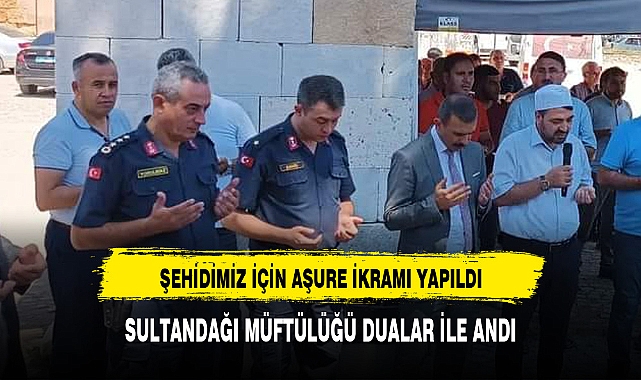 ŞEHİDİMİZ İÇİN AŞURE DAĞITILDI