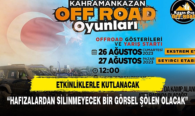SPORUN BAŞKENTİNDE OFF ROAD HEYECANI BAŞLIYOR