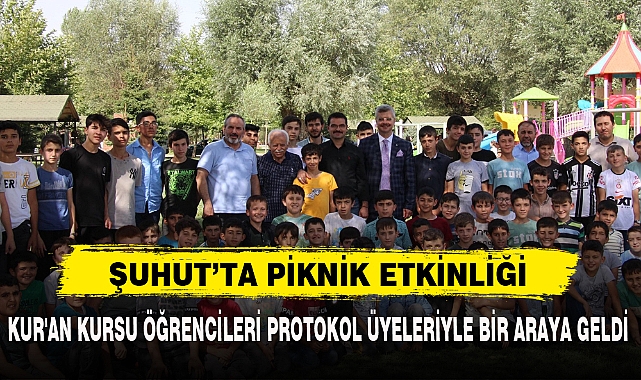 ŞUHUT’TA PİKNİK ETKİNLİĞİ
