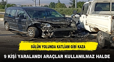 SÜLÜN YOLUNDA KATLİAM GİBİ KAZA