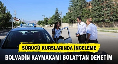 SÜRÜCÜ KURSLARINDA İNCELEME