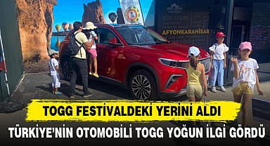 TOGG FESTİVALDEKİ YERİNİ ALDI