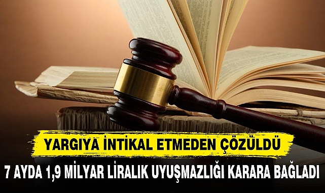 YARGIYA İNTİKAL ETMEDEN ÇÖZÜLDÜ
