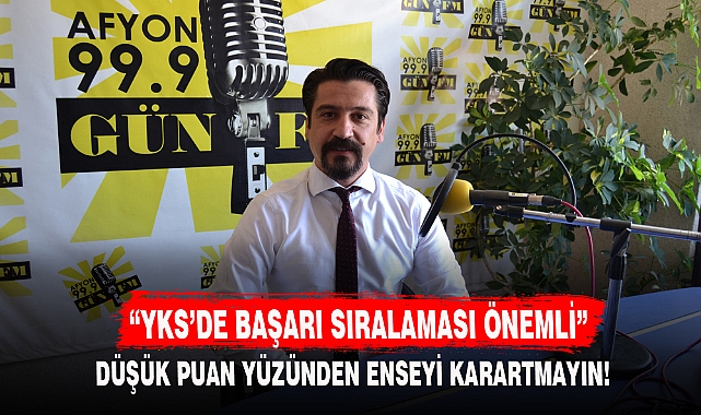“YKS’DE BAŞARI SIRALAMASI ÖNEMLİ”