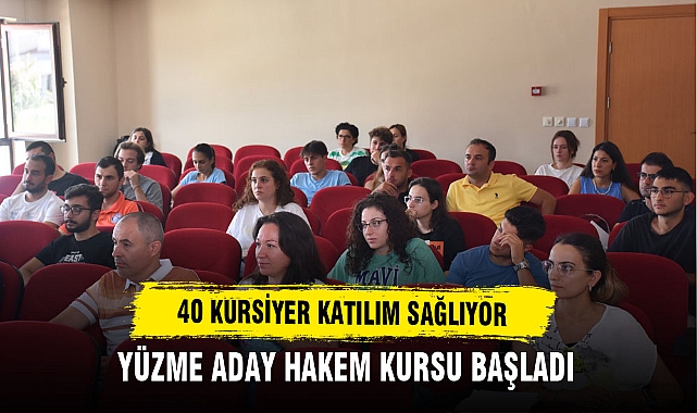 YÜZME ADAY HAKEM KURSU BAŞLADI