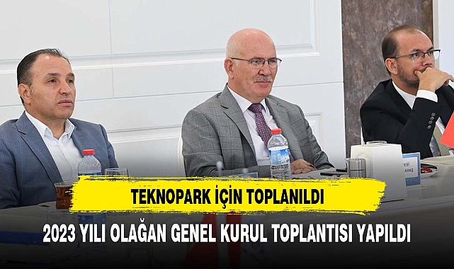 ZAFER TEKNOPARK İÇİN TOPLANILDI