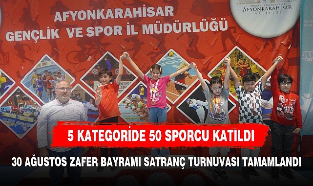 30 AĞUSTOS ZAFER BAYRAMI SATRANÇ TURNUVASI TAMAMLANDI