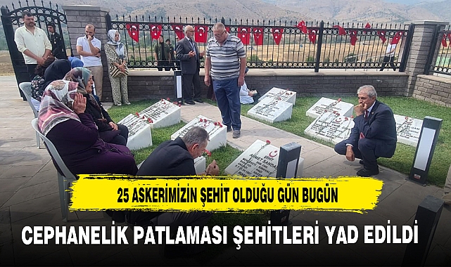 AFYON'DA CEPHANELİK PATLAMASI ŞEHİTLERİ YAD EDİLDİ