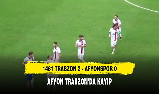 AFYON TRABZON'DA KAYIP