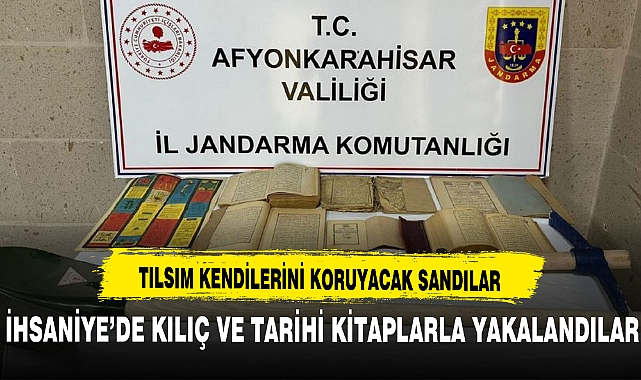 AFYONDAKİ KAÇAKCILAR TILSIMLA KORUNMAYA ÇALIŞTI