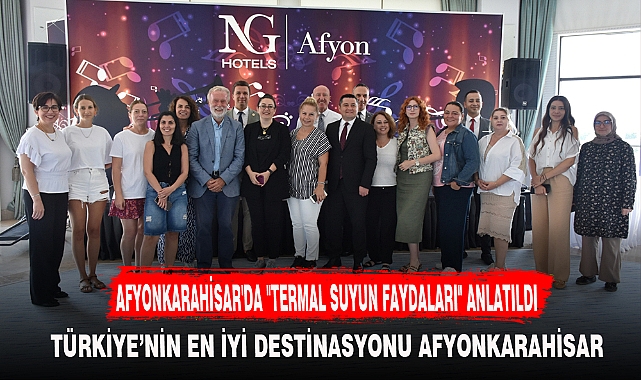 AFYONKARAHİSAR'DA "TERMAL SUYUN FAYDALARI" ANLATILDI
