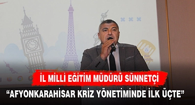 AFYONKARAHİSAR KRİZ YÖNETİMİNDE İLK ÜÇTE