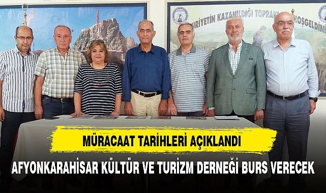 AFYONKARAHİSAR KÜLTÜR VE TURİZM DERNEĞİ BURS VERECEK
