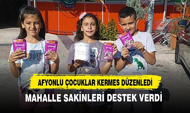 AFYONLU ÇOCUKLAR KERMES DÜZENLEDİ
