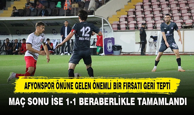 AFYONSPOR ÖNÜNE GELEN ÖNEMLİ BİR FIRSATI GERİ TEPTİ