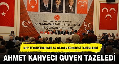 AHMET KAHVECİ GÜVEN TAZELEDİ